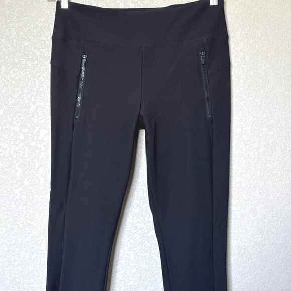 Athleta Stellar Trouser Pant Womens Size M in Black Travel Casual Office EUC - Picture 7 of 12
